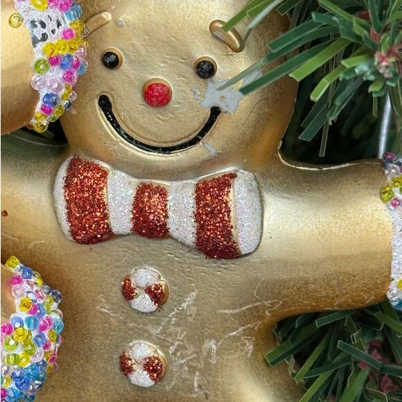 Pottery Barn Gingerbread Men Ornaments Set of 2 - Picture 2 of 4